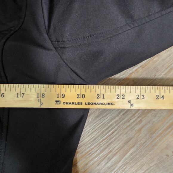 Weatherproof Long Line Neoprene Dressy Black Jacket with Snaps & Quilted Trim - Picture 7 of 9